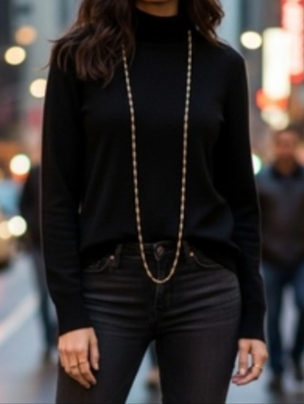 Vintage D'Orlan 22k Triple Plated Gold- 52 Inch Necklace.